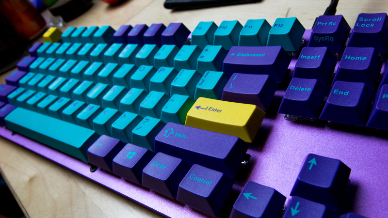 This is a $150 keyboard with $180 key caps. It could use some melted chocolate.